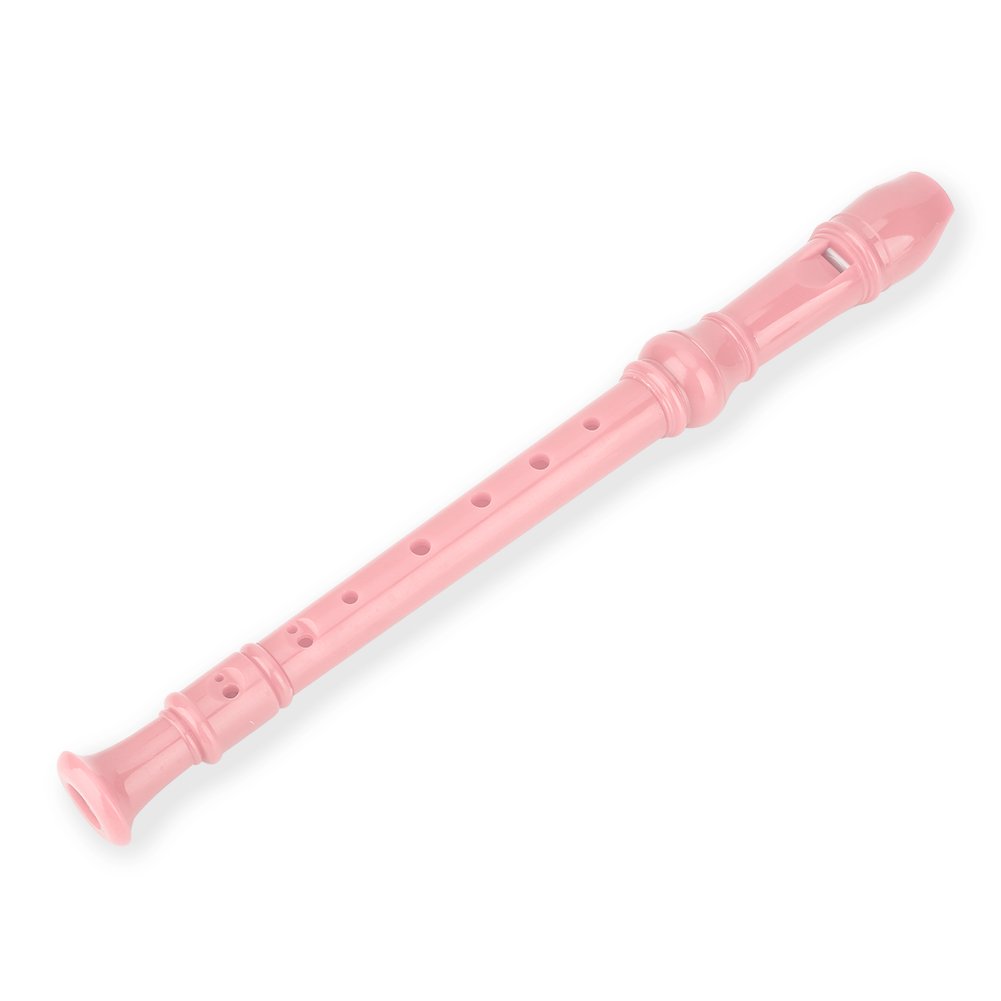 Flûte à bec soprano aiguë avec 8 trous, Flageolet ABS, instrument à canalisation, convient aux enfants – Jolie en rose