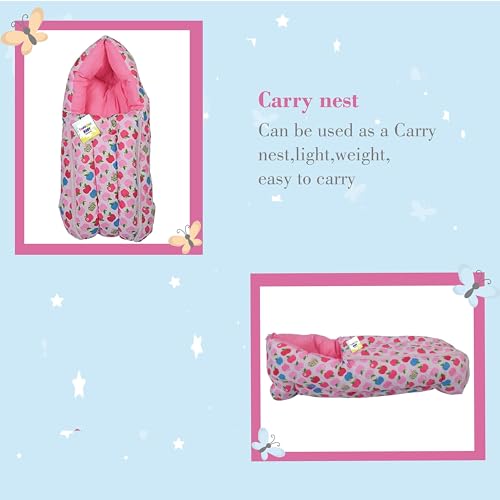 Image of Toddylon Baby Bedding Set New Born Baby Bed Mosquito Net | Carry Bag|Sheets | Essentials Combo (0-6 Months) (4PCS Set)