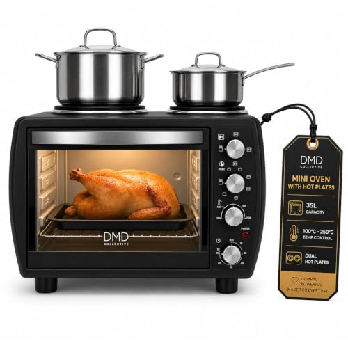 DMD Collective - 35L Oven with Hob Mini Oven Table Top Cooker