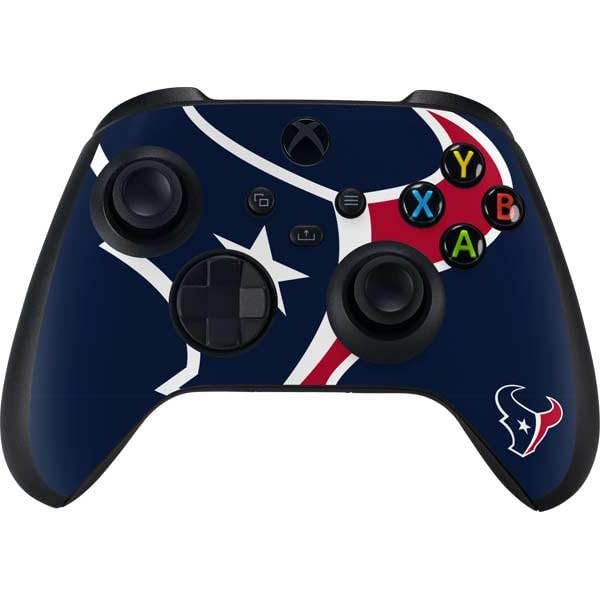 Skinit Decal Gaming Skin Compatible with Xbox Series X Controller - Officially Licensed NFL Houston Texans Large Logo Design