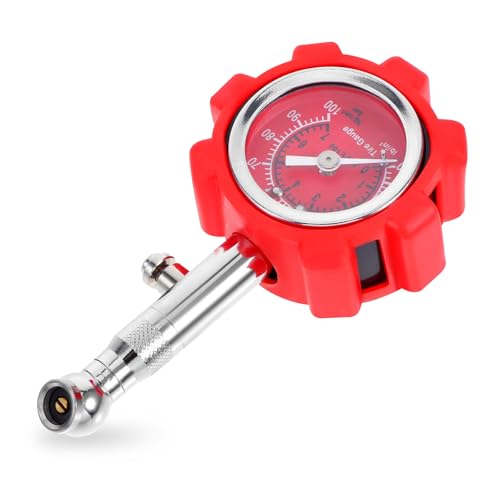 Tyre Pressure Gauge, Digital Tyre Gauge Accurate Tire Pressure Monitoring System 360° Nozzle Digital Manometer for Motorcycles Cars Trucks SUV