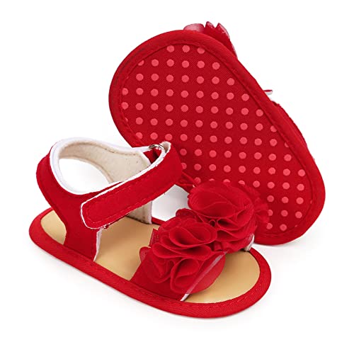 Baby Infant Girls Rose Princess Sandals The Floor Barefoot Non Slip First Walkers Prewalker Walking Shoes for Babies3
