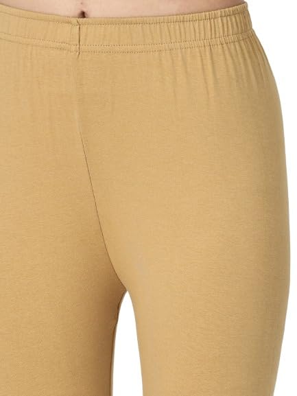 Image of Robinbosky Premium Stretchable Cotton Ankle Legging for Women | Suitable for Formal wear & Casual wear | High-End Elastic Makes The Leggings Squat Proof and Durable for Travel, Yoga, & Workout.