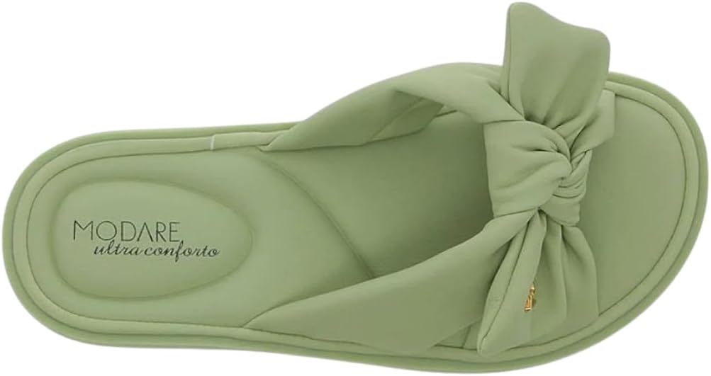 Chinelo Modare Feminino Nubuck Ultra Soft com Laço