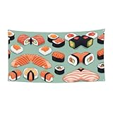 Delicious Sushi 1 - Pancarta de fiesta con estampado de sushi, decoración para cumpleaños, Navidad, Halloween