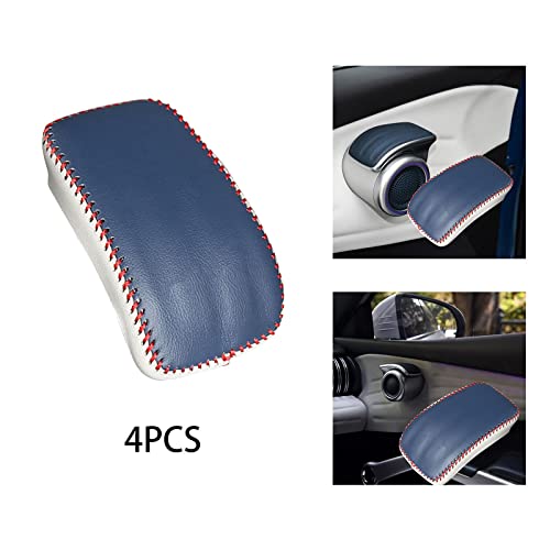 Ronyme 4x Capa Protetora de Maçaneta de Porta Automática para Atto, 4 Azul Branco