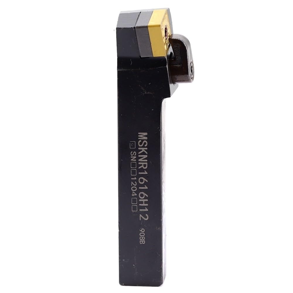 Porte-outils de tournage en carbure indexable MSKNR1616 MSKNR2020 MSKNR2525 MSKNL2020K12 Outil de tournage externe pour insert en carbure SNMG (MSKNR2525M12) (MSKNL2525M12)