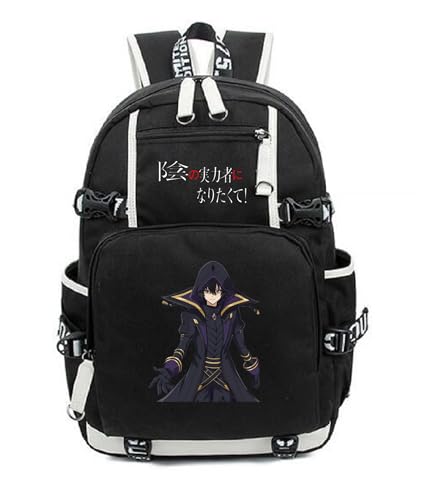ISaikoy Anime The Eminence in Shadow Backpack Bookbag Schoolbag Daypack Satchel Laptop Bag 3