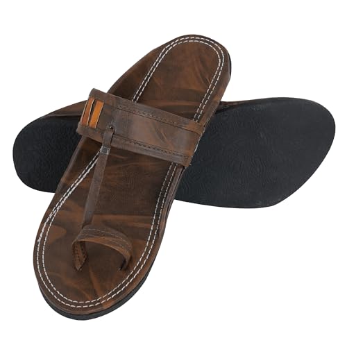 Image of DFR Ethnic Sandals For Boys Men, Comfortable Men's Rajasthani Slipper Chappals
