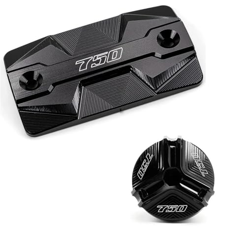 Bouchon de réservoir liquide de frein avant en aluminium noir pour GSX-S 750