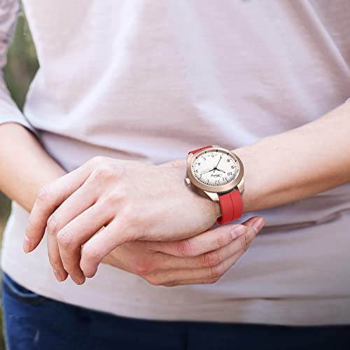 Image of Magnetic Watch Band 16mm 18mm 19mm 20mm 22mm - Quick Release - Skin-Friendly Soft Silicone Sport Watch Band for Men Women, Magnetic Folding Clasp Silicone Strap