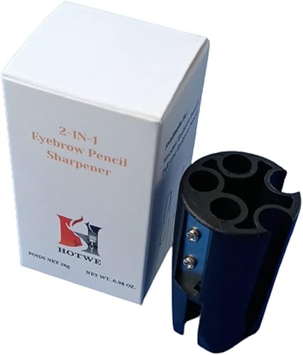 Sacapuntas de cejas – Duckbill 2 en 1 Herramienta multifuncional para lápices de cejas suaves de madera y despegables