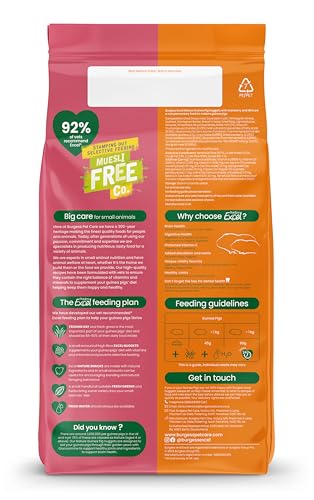 Burgess Excel Guinea Pig Food with Cranberry & Mint for Mature Pets - 1.5kg Nuggets