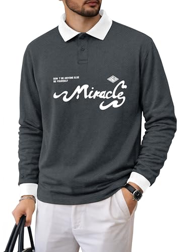 Image of Noble Monk Men's wear Full Sleeve Regular fit Polo t-Shirt