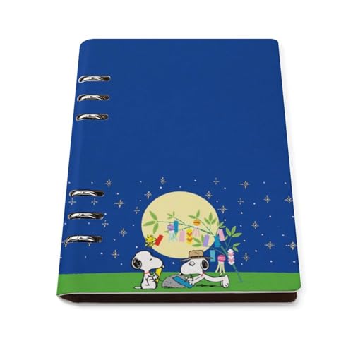 スヌーピー ルーズリーフ さらさら書ける メモ帳 ダイアリー ノート キャンパスノート 用途別 日記 A5 日記帳