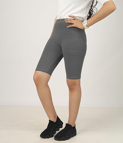 Image of KYDA Kids Girls's Stretchable Anti Bacterial Cycling Shorts, Yoga & Workout Gym Shorts
