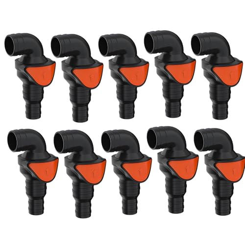 Image of SEAFLO in-Line / 90 Quick Disconnect Non-Return Check Valve PA6+GF+POM Construction, Anti-Backflow Design, Versatile Applications (Choose Size and Style)
