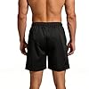 InfiniZer 2 Pack Men's Athletic Shorts Casual Lightweight Activewear Workout Running Gym Shorts with Zip Pockets (UK, Alpha, 3XL, Regular, Regular, Black + Dark Gray) #4