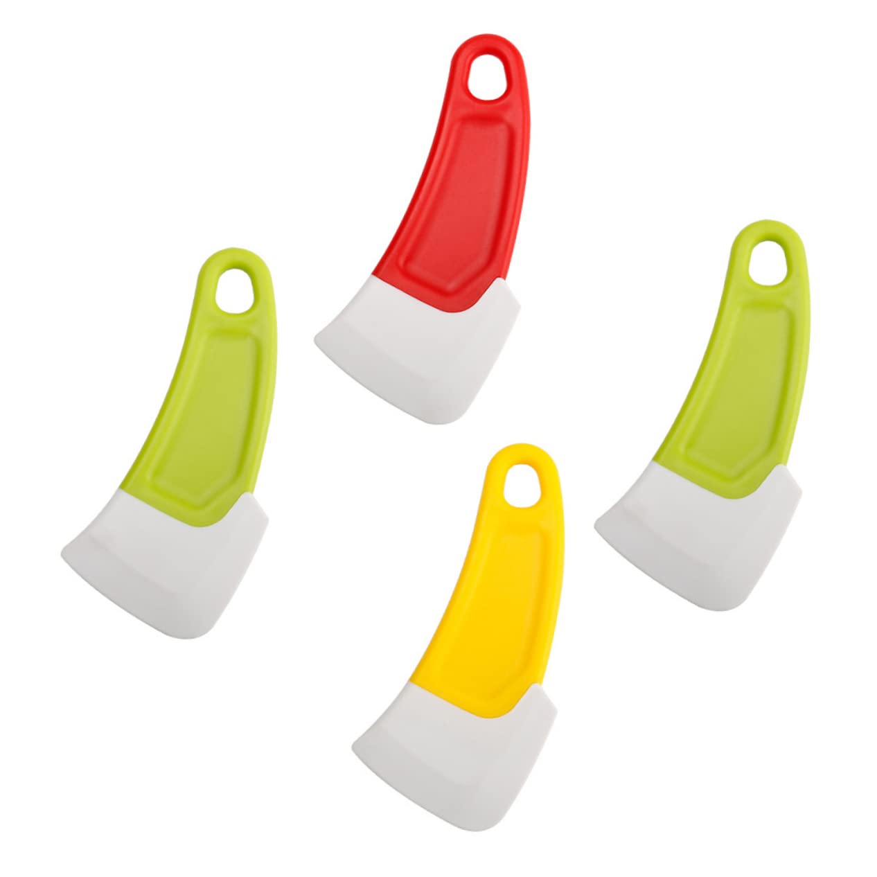 Garneck Silicone Jar Spatula Multipurpose Pan Scraper Pan Cleaning Tool Scraper for Pot Great for Spreading Butter Condiments