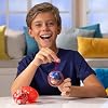 Miraculous Ladybug MiraBall, 3-in-1 Surprise, 4 Pack, Blind Box Toys for Kids - Collectable Characters from TV Shows - Metal Ball, Kwami Plush, Stickers, White Ribbon - Collect Them All