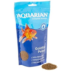 Aquarian AQUARIAN complete voeding 284 g zak goudvisvoer Pellets voor aquaria, ook geschikt voor kleine vijvervissen…