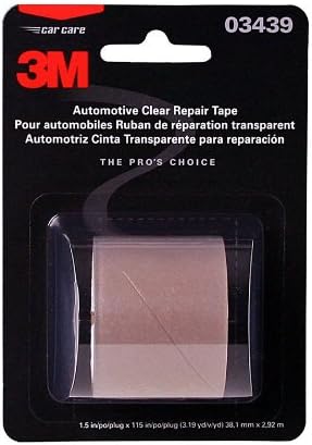 3M 03439 1.5" x 115" Clear Repair Tape (Pack of 24)