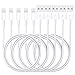Price comparison product image iPhone Charger cables, MBYY MFi Certified to USB Cable, 10FT*5PACK High Speed &Data Syncs Cord Compatible with iPhone 12/11 Pro Max/Xs/X/XR/8/7/6s/6/SE/Pad/Pod More