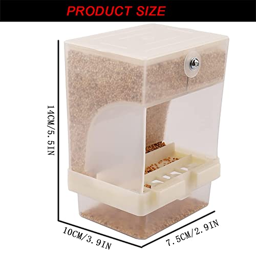 1PCS Automatic Bird Feeder - No-Mess Bird Feeder, Parrot Feeding cage Accessories,Suitable for Small and Medium… - Image 3