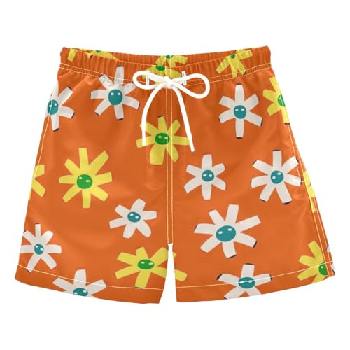 Athletic Short Teens Beach Bathing Suits Drawstring Lined Swimwear