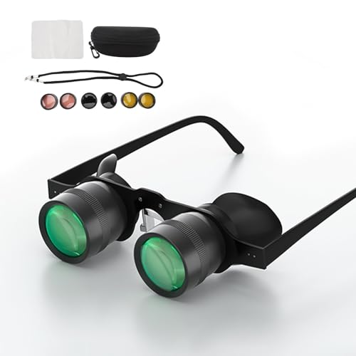 Gafas prismáticas profesionales portátiles con zoom 3X miniatura 1