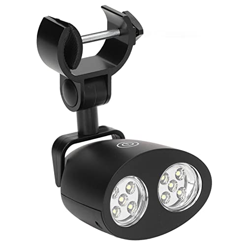 Changor Grilllicht LED, Hitzebeständiges Grillbeleuchtung, Verstellbare C Klemme, 3 Helligkeitsstufen, Touchschalter, Tragbare Lampe für Grillen, Camping