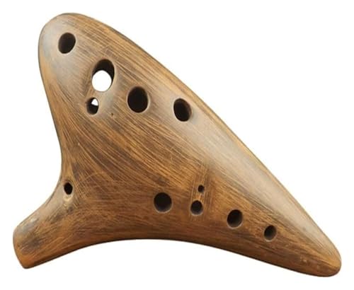 Ocarina 12 trous rétro en terre cuite pour passionnés