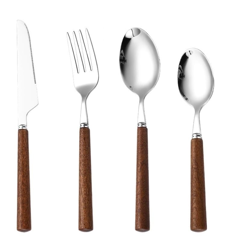 Set Cuchillos Cocina 24 Piezas Acero Inox