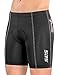 SLS3 Triathlon Shorts Women - FRT Tri Shorts Women Triathalon Shorts - Slim Athletic Fit Womens Tri Shorts, Padded (Black/Butterflies, Medium)