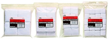 KleenBore Bulk Cotton Bore Patches 225" 38-45 410-20 GA 250Bg