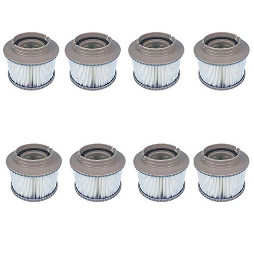 Monland 8Pcs/Lot for MSPA Replacement Filter Pack x 8 Inflatable Tub Keep Clean for Mspa Filter Water Filter Cartridge