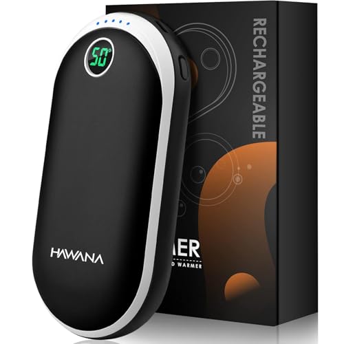 Hand Warmers Rechargeable, Hand Warmer with 15Hrs Warming Time Double-Sided Heating USB Quick Charge Portable Pocket Hand Warmer for Outdoor Sports Warm Gifts