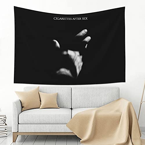Feing Cigarettes After Sex Sweet Tapestry Wall Hanging Art Wall Hanging Tapestry for Living Room Bedroom Home Decor 60 x 40 in;, Black, One Size