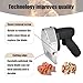 Shawarma Knife, 80W Handheld Doner Kebab Cutter Machine, Adjustable Cutting Thickness with 0-8mm, Blade width10cm, for Roast Meat Shops, Restaurants, for All Kinds of MEA Batterytype