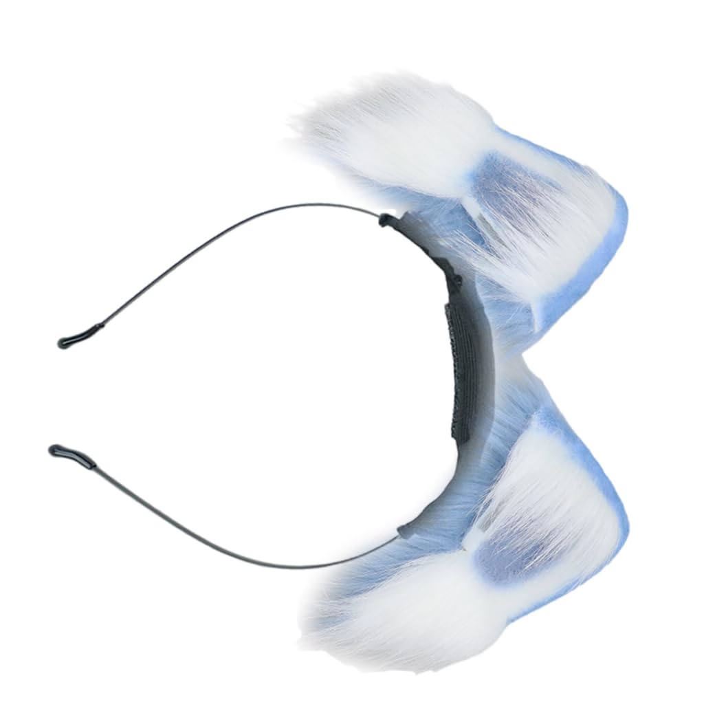Cerchietto con orecchie staccabili, accessorio per capelli in peluche, accessorio per feste e appassionati di costumi di Halloween e cosplay