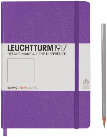 Leuchtturm1917 Plain Colored Notebooks - Lavender - 5.75"x8.25"