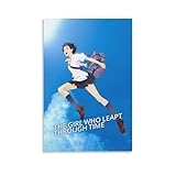 The Girl Who Leapt Through Time Anime Movie Poster Canvas Art Poster And Wall Art Picture Print Modern Family Bedroom Decor Posters 12x18inch(30x45cm)