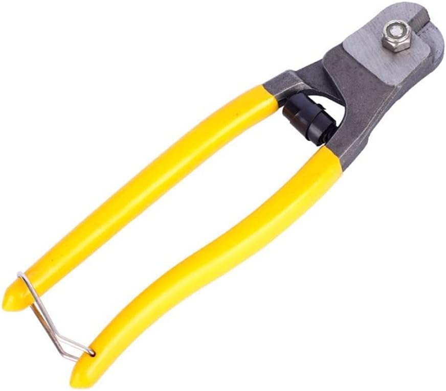Special Pliers for Wire Scissors and Rope, Small Metal, 8 Inch with Yellow Design