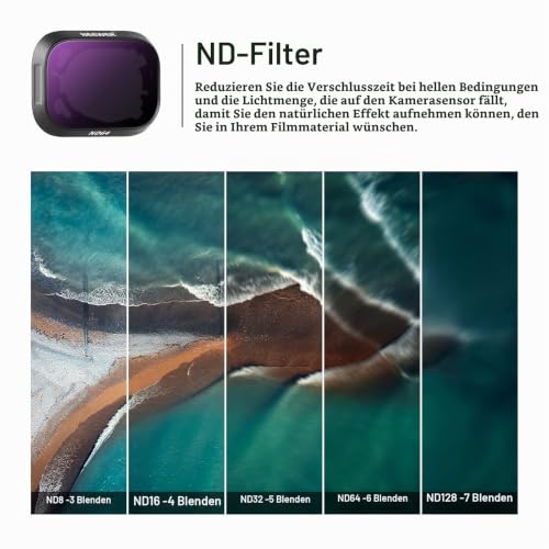 NEEWER ND Filter Set kompatibel mit DJI Mini 3 / Mini 3 Pro – Ansicht 6
