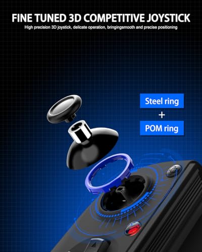 Image of Bluetooth Mobile Game Controller for Nintendo Switch 2 & iOS & Android & Tablets, Wireless Gamepad Grip with Hall Effect Trigger Joystick, Ergonomic Phone Controller for iPhone, iPad Pro, Samsung