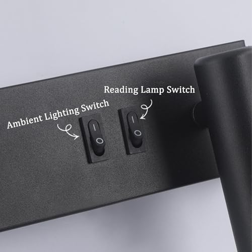 Iluminación interior para sala de estar y dormitorio con aplique LED largo de luz cálida 4