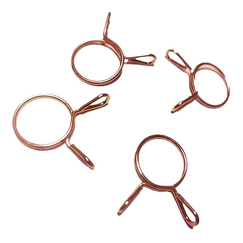 Pinces à ressort et collier de serrage zingué pour tuyau de carburant moto et vtt