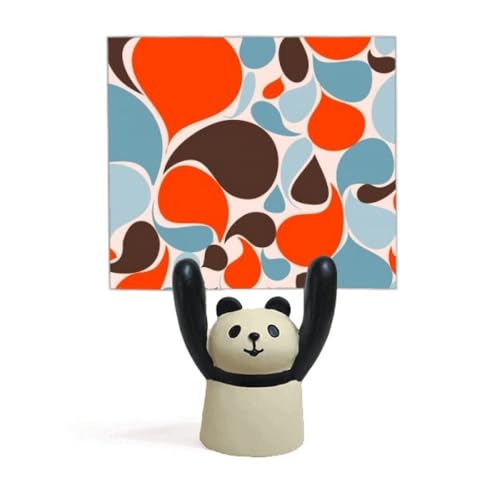 Support panda en forme de gouttelette d'eau, art déco chic et finitions mode