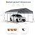 12x20 FT Metal Carport, Heavy Duty Carports Canopy with Galvanized Steel Frame & Roof, Outdoor Garage Car Port for All-Weather, Outdoor Galvanized Shelter for Car, Boats and Truck