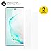 Olixar Screen Protector for Samsung Galaxy Note 10 Plus, Film - Reliable Protection, Supports Device Features - Full Video Installation Guide - 2 Pack